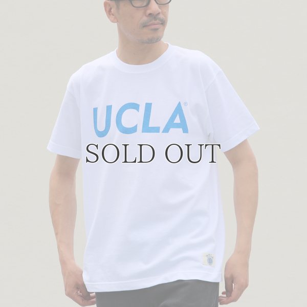 画像2: 6.2オンス丸胴BODY UCLA"UCLA SIMPLE LOGOオールドプリント"TEE / Audience