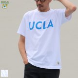 6.2オンス丸胴BODY UCLA"UCLA SIMPLE LOGOオールドプリント"TEE / Audience