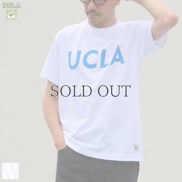 画像1: 6.2オンス丸胴BODY UCLA"UCLA SIMPLE LOGOオールドプリント"TEE / Audience