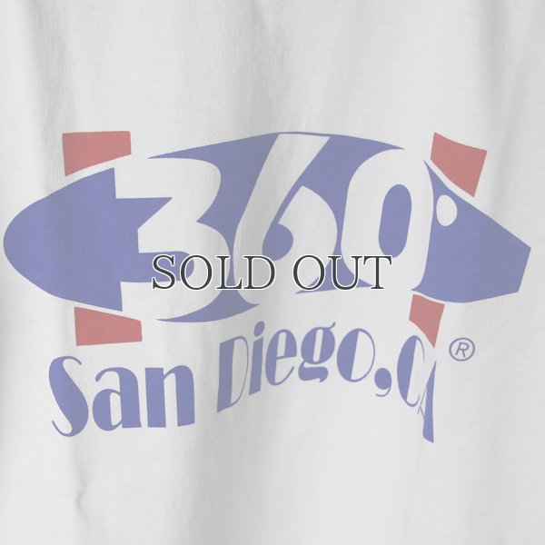 画像3: 360°SPORTS WEAR（スリーシックスティスポーツウェア） "360 LOGO" 6oz米綿丸胴リンガーS/S Tee/ Audience