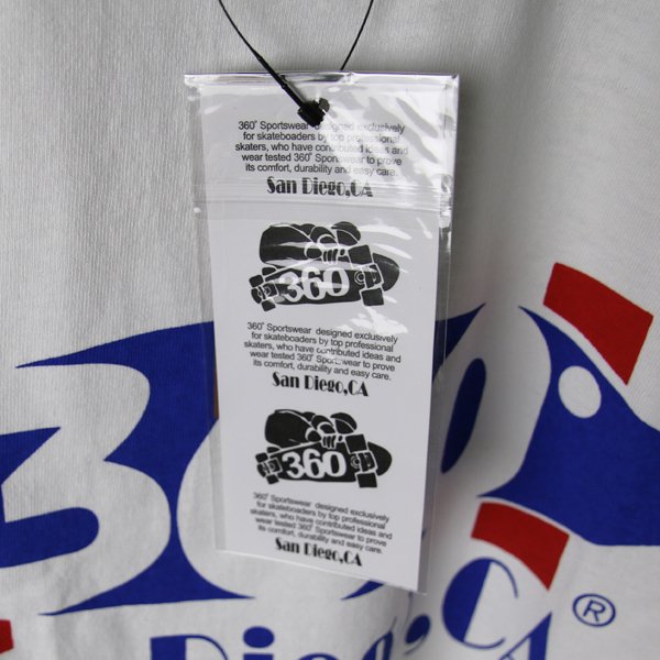 画像5: 【RE PRICE / 価格改定】360°SPORTS WEAR(スリーシックスティスポーツウェア) "360 LOGO" 6oz米綿丸胴リンガーS/S Tee/ Audience