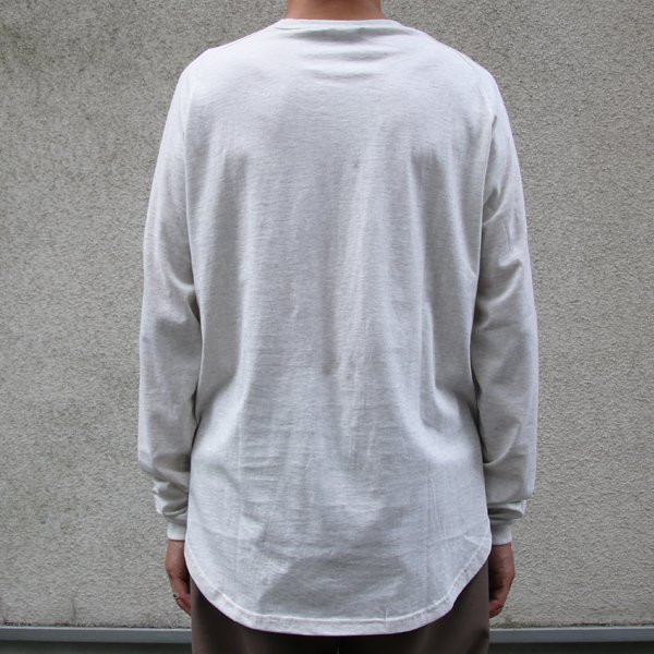 画像14: コーマ天竺ヘムラウンド 胸ポケ付き C/N L/S Tee【MADE IN JAPAN】/ Upscape Audience