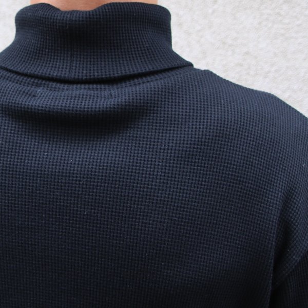 画像18: 度詰ワッフル タートルネック フィンガーホール L/S【MADE IN JAPAN】『日本製』/ Upscape Audience