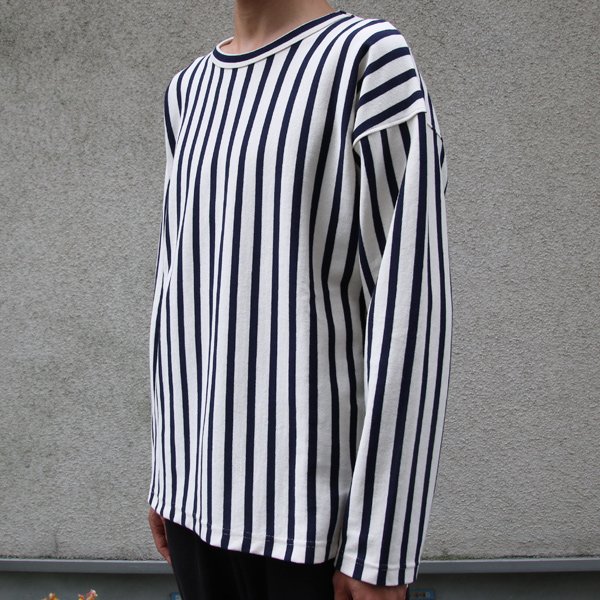 画像14: Basque10オンス（バスク天竺）ストライプ 長袖 Tee 【MADE IN JAPAN】『日本製』 / Upscape Audience