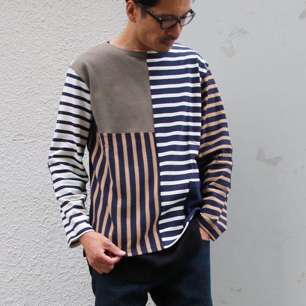 画像11: Basque10オンス（バスク天竺）クレイジーボートネック L/S Tee　 【MADE IN JAPAN】『日本製』 / Upscape Audience