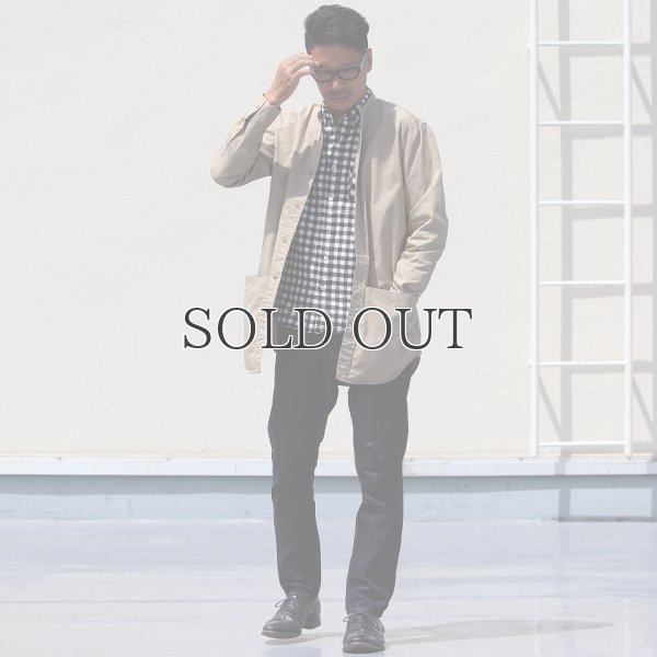 画像12: グリストーンW 綿ナイロン高密度ギャバ ルーズFIT バンドカラー ツールポケ 長袖シャツ【MADE IN JAPAN】『日本製』Upscape Audience