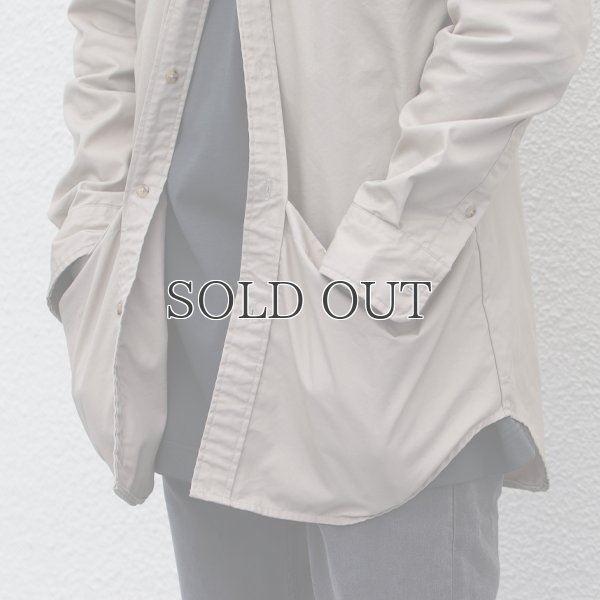 画像11: グリストーンW 綿ナイロン高密度ギャバ ルーズFIT バンドカラー ツールポケ 長袖シャツ【MADE IN JAPAN】『日本製』Upscape Audience