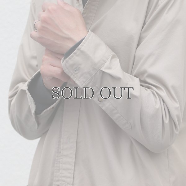 画像12: グリストーンW 綿ナイロン高密度ギャバ ルーズFIT バンドカラー ツールポケ 長袖シャツ【MADE IN JAPAN】『日本製』Upscape Audience