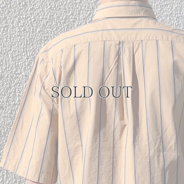 画像19: タイプライターレジメンタルストライプ ルーズフィット  裏前立て レギュラーカラー ハーフスリーブシャツ 【MADE IN JAPAN】『日本製』/ Upscape Audience