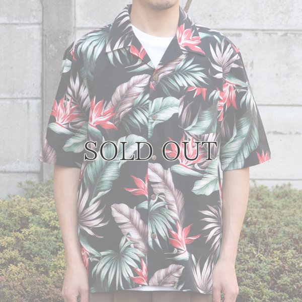 画像13: コットンレーヨン ヴィンテージボタニカル柄  オープンカラー ルーズフィットシャツ【MADE IN JAPAN】『日本製』/ Upscape Audience