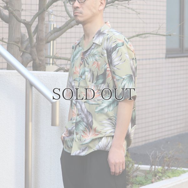 画像8: コットンレーヨン ヴィンテージボタニカル柄  オープンカラー ルーズフィットシャツ【MADE IN JAPAN】『日本製』/ Upscape Audience