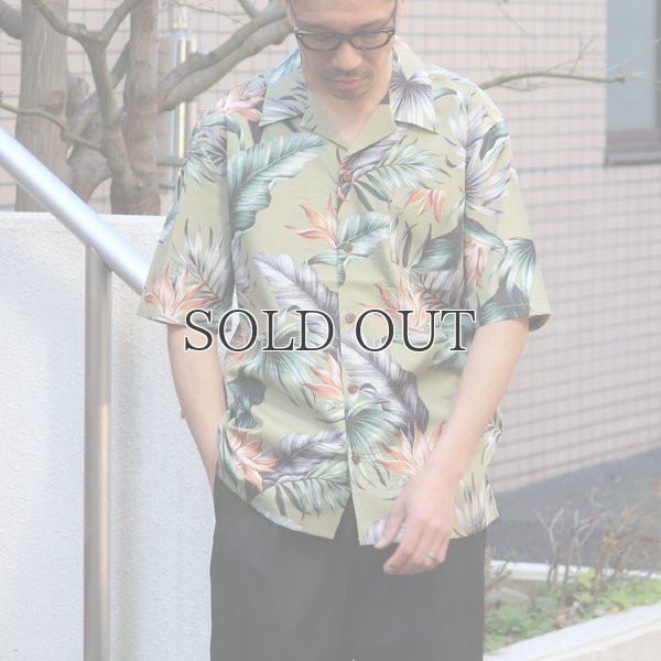 画像9: コットンレーヨン ヴィンテージボタニカル柄  オープンカラー ルーズフィットシャツ【MADE IN JAPAN】『日本製』/ Upscape Audience
