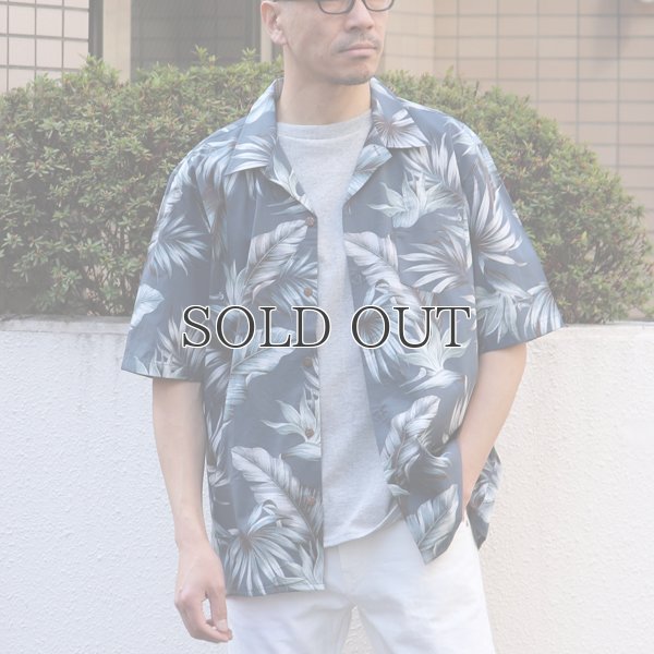 画像11: コットンレーヨン ヴィンテージボタニカル柄  オープンカラー ルーズフィットシャツ【MADE IN JAPAN】『日本製』/ Upscape Audience
