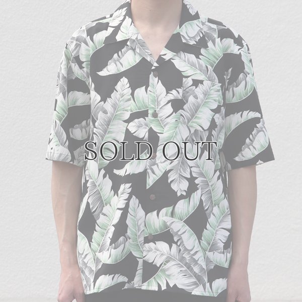 画像14: コットンレーヨン ヴィンテージHAWAII＆LEAVES柄  オープンカラー ハーフスリーブシャツ【MADE IN JAPAN】『日本製』/ Upscape Audience
