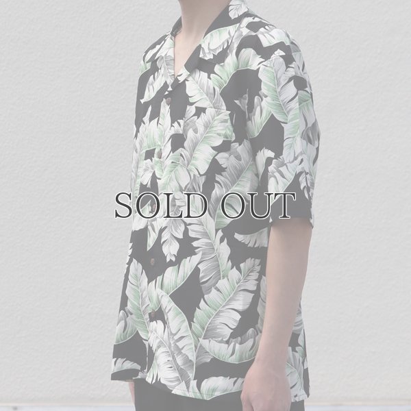 画像15: コットンレーヨン ヴィンテージHAWAII＆LEAVES柄  オープンカラー ハーフスリーブシャツ【MADE IN JAPAN】『日本製』/ Upscape Audience