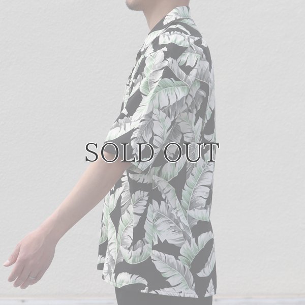 画像16: コットンレーヨン ヴィンテージHAWAII＆LEAVES柄  オープンカラー ハーフスリーブシャツ【MADE IN JAPAN】『日本製』/ Upscape Audience