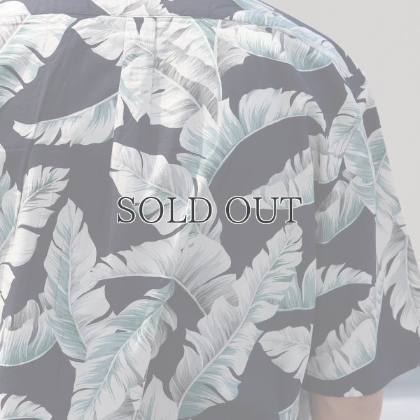 画像10: コットンレーヨン ヴィンテージHAWAII＆LEAVES柄  オープンカラー ハーフスリーブシャツ【MADE IN JAPAN】『日本製』/ Upscape Audience