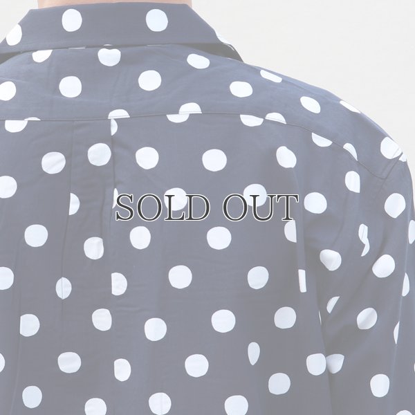画像19: コットンレーヨン BIG DOT柄  オープンカラー ハーフスリーブシャツ【MADE IN JAPAN】『日本製』/ Upscape Audience