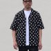 画像9: コットンレーヨン BIG DOT柄  オープンカラー ハーフスリーブシャツ【MADE IN JAPAN】『日本製』/ Upscape Audience
