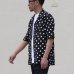 画像8: コットンレーヨン BIG DOT柄  オープンカラー ハーフスリーブシャツ【MADE IN JAPAN】『日本製』/ Upscape Audience