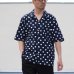 画像5: コットンレーヨン BIG DOT柄  オープンカラー ハーフスリーブシャツ【MADE IN JAPAN】『日本製』/ Upscape Audience