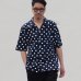 画像8: コットンレーヨン BIG DOT柄  オープンカラー ハーフスリーブシャツ【MADE IN JAPAN】『日本製』/ Upscape Audience