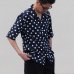 画像10: コットンレーヨン BIG DOT柄  オープンカラー ハーフスリーブシャツ【MADE IN JAPAN】『日本製』/ Upscape Audience