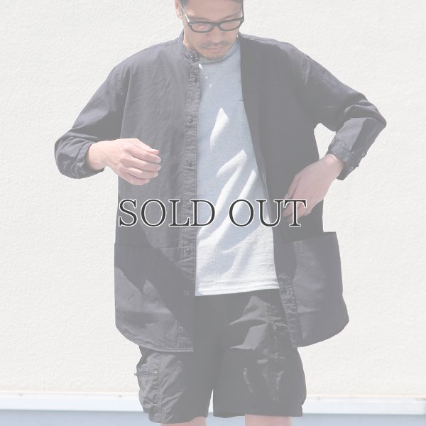 画像7: ミラクルコットンダンガリー  バンドカラーツール ポケシャツ『日本製』Upscape Audience