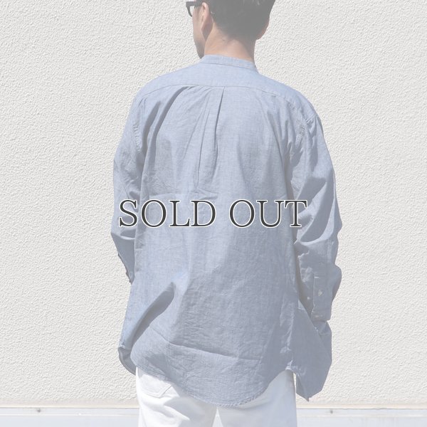 画像10: ミラクルコットンダンガリー  バンドカラーツール ポケシャツ『日本製』Upscape Audience