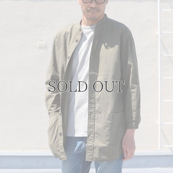 画像6: ミラクルコットンダンガリー  バンドカラーツール ポケシャツ『日本製』Upscape Audience