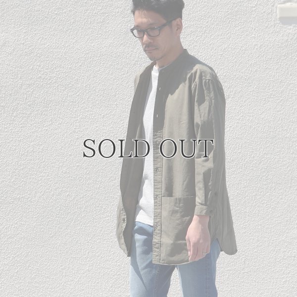 画像8: ミラクルコットンダンガリー  バンドカラーツール ポケシャツ『日本製』Upscape Audience