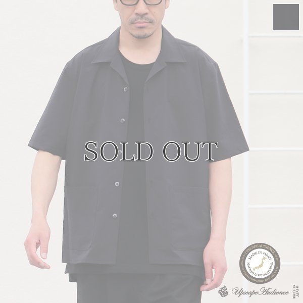 画像1: SOLOTEX（ソロテックス）DRY サッカーギンガム　オープンカラー　ハーフスリーブシャツ【MADE IN JAPAN】『日本製』/ Upscape Audience