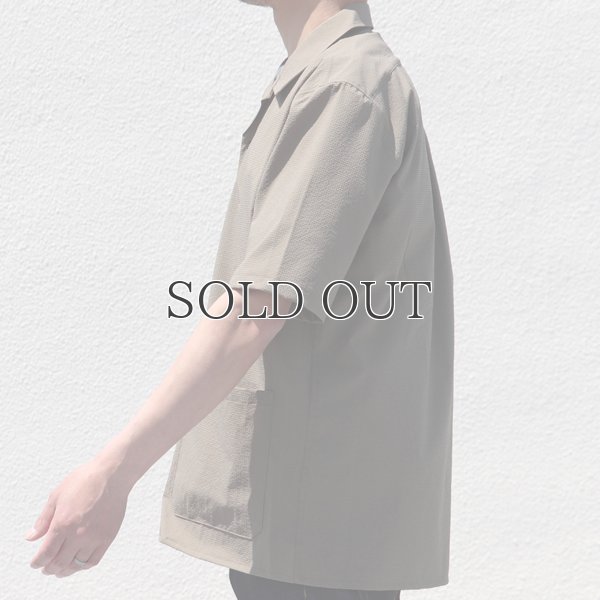 画像15: SOLOTEX（ソロテックス）DRY サッカーギンガム　オープンカラー　ハーフスリーブシャツ【MADE IN JAPAN】『日本製』/ Upscape Audience