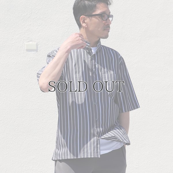 画像3: レジメンタルスタンドスモールカラー ハーフスリーブシャツ【MADE IN JAPAN】『日本製』/ Upscape Audience