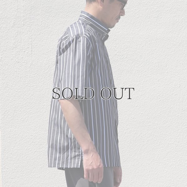 画像4: レジメンタルスタンドスモールカラー ハーフスリーブシャツ【MADE IN JAPAN】『日本製』/ Upscape Audience