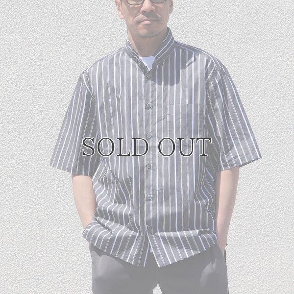 画像8: レジメンタルスタンドスモールカラー ハーフスリーブシャツ【MADE IN JAPAN】『日本製』/ Upscape Audience