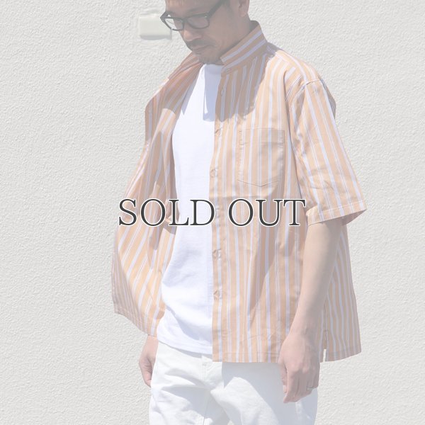 画像5: レジメンタルスタンドスモールカラー ハーフスリーブシャツ【MADE IN JAPAN】『日本製』/ Upscape Audience