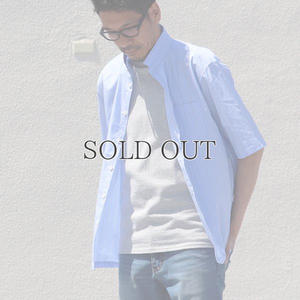 画像5: レジメンタルスタンドスモールカラー ハーフスリーブシャツ【MADE IN JAPAN】『日本製』/ Upscape Audience