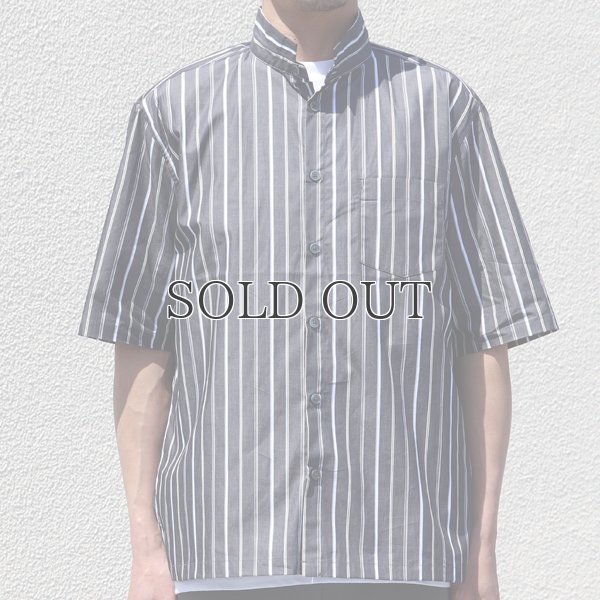 画像12: レジメンタルスタンドスモールカラー ハーフスリーブシャツ【MADE IN JAPAN】『日本製』/ Upscape Audience