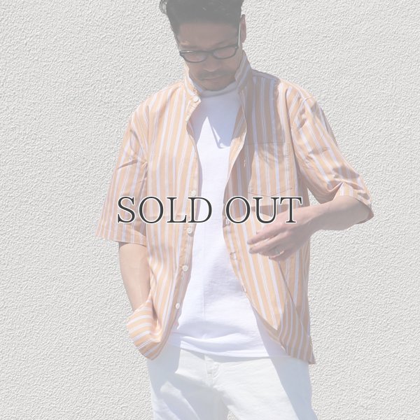 画像6: レジメンタルスタンドスモールカラー ハーフスリーブシャツ【MADE IN JAPAN】『日本製』/ Upscape Audience