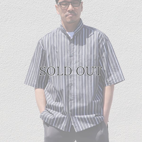 画像7: レジメンタルスタンドスモールカラー ハーフスリーブシャツ【MADE IN JAPAN】『日本製』/ Upscape Audience