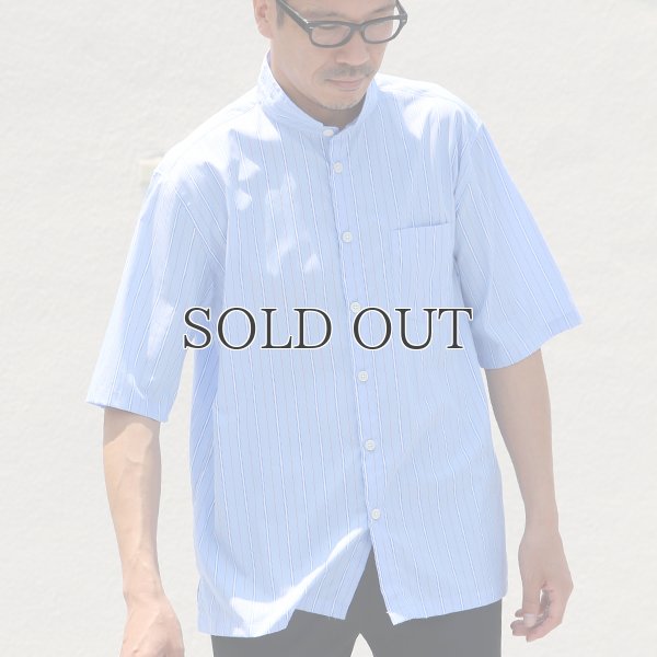 画像4: レジメンタルスタンドスモールカラー ハーフスリーブシャツ【MADE IN JAPAN】『日本製』/ Upscape Audience