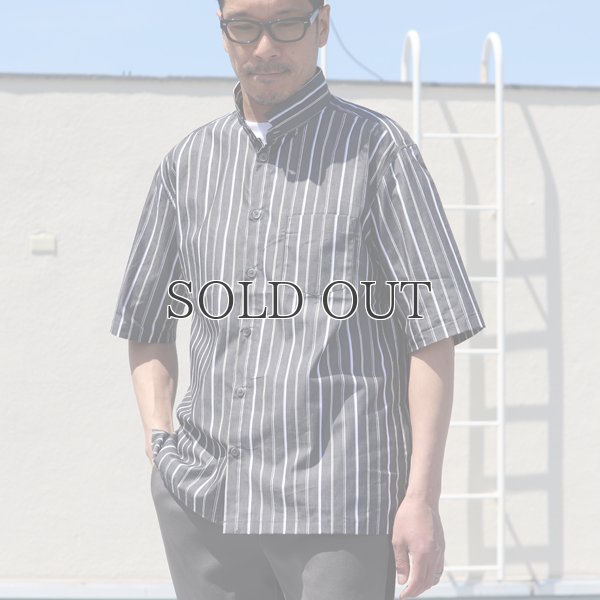 画像8: レジメンタルスタンドスモールカラー ハーフスリーブシャツ【MADE IN JAPAN】『日本製』/ Upscape Audience