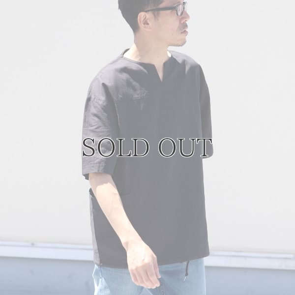 画像3: ミラクルコットンダンガリー  ツールポケ キーネック ビッグTシャツ【MADE IN JAPAN】『日本製』/ Upscape Audience