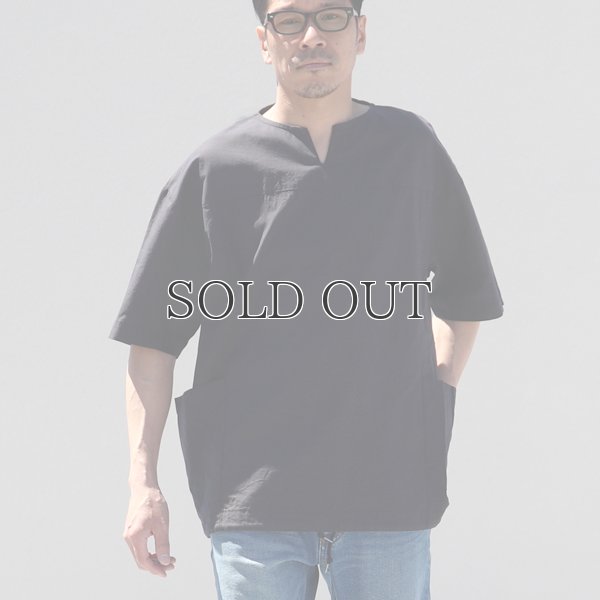 画像6: ミラクルコットンダンガリー  ツールポケ キーネック ビッグTシャツ【MADE IN JAPAN】『日本製』/ Upscape Audience