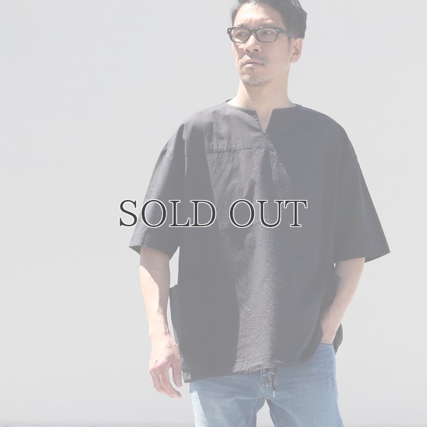 画像7: ミラクルコットンダンガリー  ツールポケ キーネック ビッグTシャツ【MADE IN JAPAN】『日本製』/ Upscape Audience