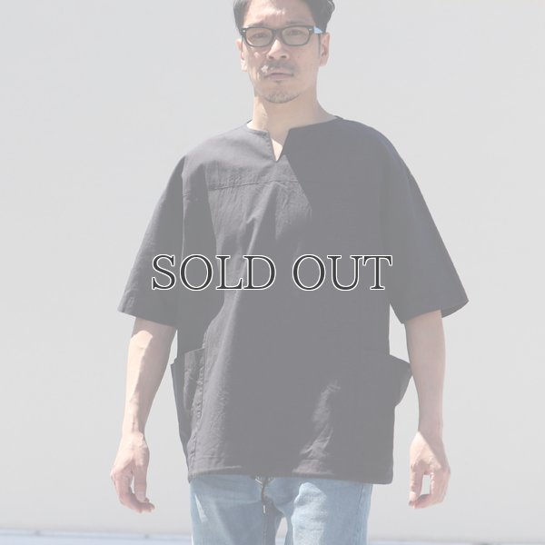 画像8: ミラクルコットンダンガリー  ツールポケ キーネック ビッグTシャツ【MADE IN JAPAN】『日本製』/ Upscape Audience