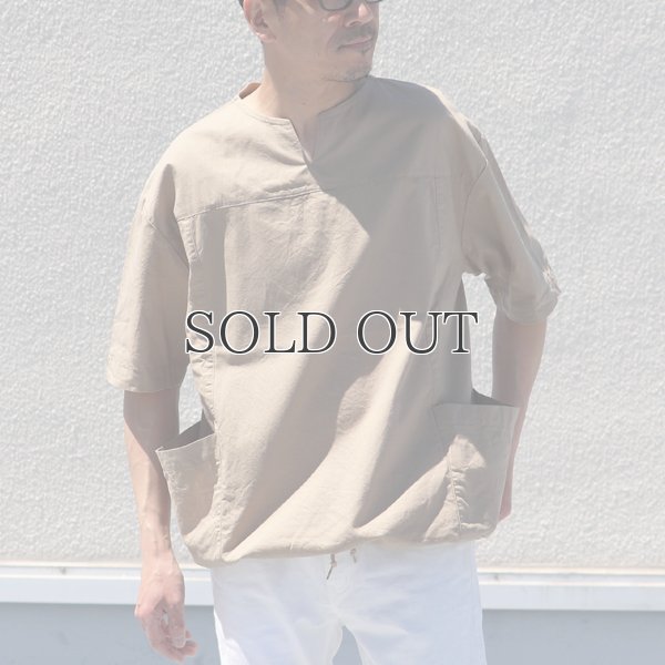 画像3: ミラクルコットンダンガリー  ツールポケ キーネック ビッグTシャツ【MADE IN JAPAN】『日本製』/ Upscape Audience