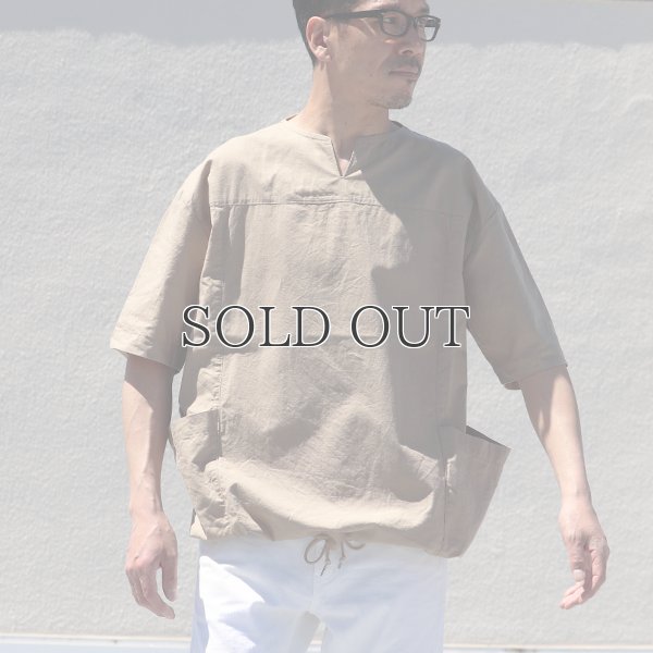 画像8: ミラクルコットンダンガリー  ツールポケ キーネック ビッグTシャツ【MADE IN JAPAN】『日本製』/ Upscape Audience