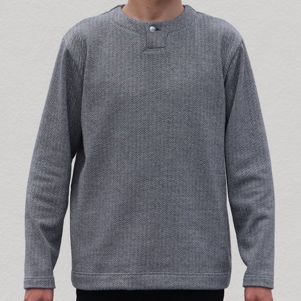 画像8: 【ボンバーヒート】爆暖Tweed裏起毛 コンチョ釦ヘンリー長袖【MADE IN JAPAN】『日本製』 / Upscape Audience